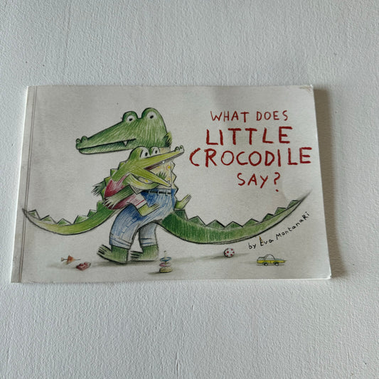 What Does Little Crocodile Say? - Book