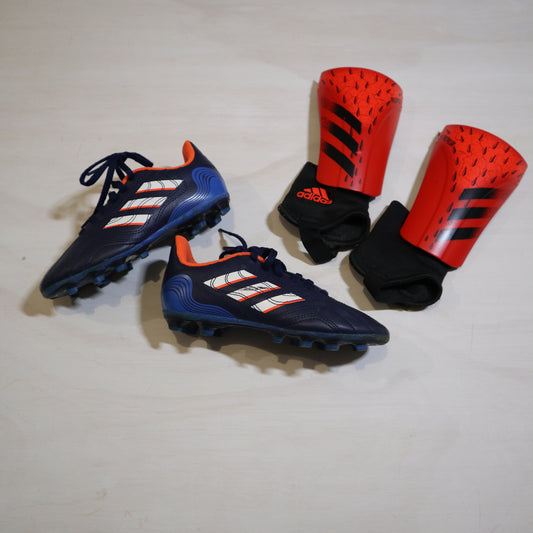 Adidas - Shin Guards + Cleats